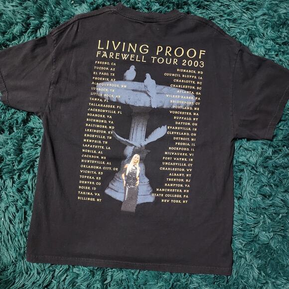 Vintage 2003 Cher Living Proof Tour Tee - Picture 2 of 6